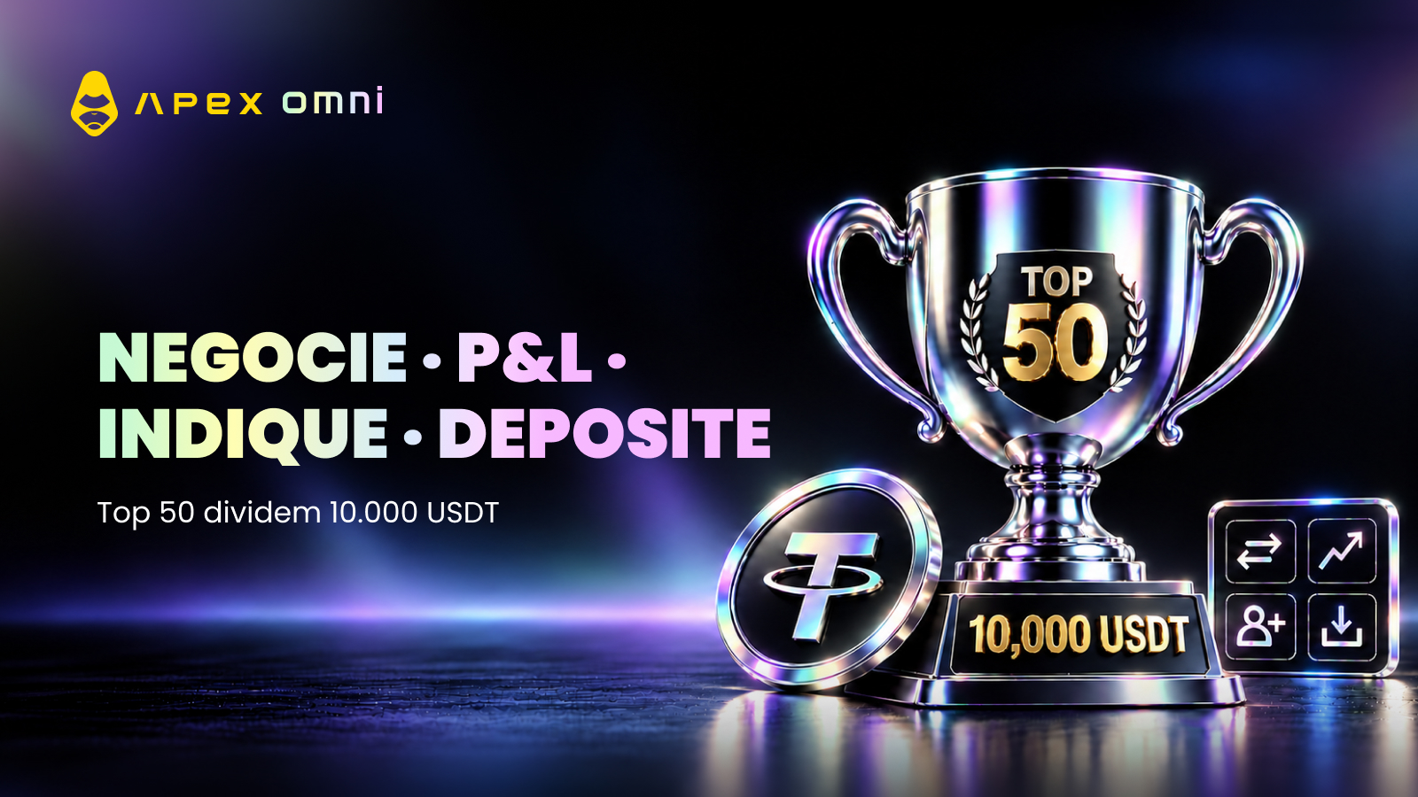Corrida pelo Top 50: Competição de 10 000 USDT